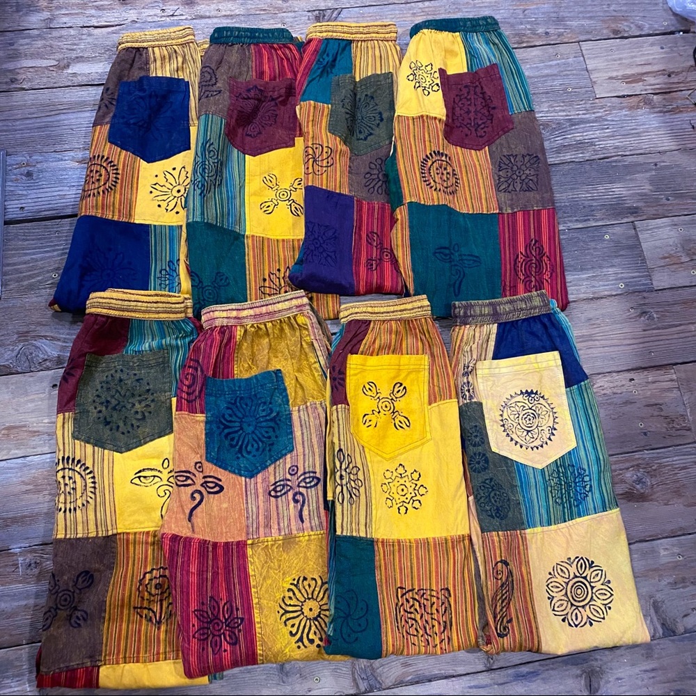 Hippie patchwork pants